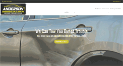 Desktop Screenshot of andersoncollision.com